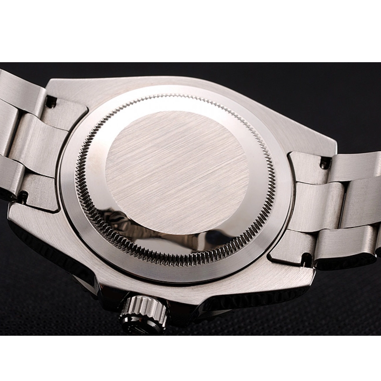 Aaa replica watch 1453751 Swiss Pepsi GMT II Rolex Bracelet Master Black Bezel Dial Steel Case Stainless And 0603